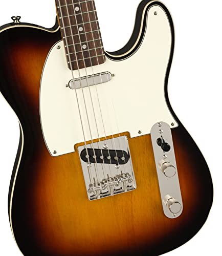 Image of Squier Classic Vibe Baritone Custom Telecaster Electric Guitar, with 2-Year Warranty, 3-Color Sunburst, Laurel Fingerboard