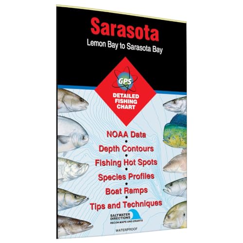 Sarasota Lemon Bay to Sarasota Bay Fishing Map
