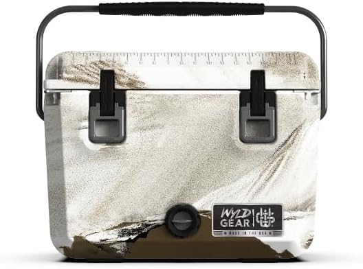 Wyld Gear 25qt Freedom Series Roto-Molded Cooler - Ice Chest - Heavy-Duty, High-Performance Ice Retention, Portable for Outdoor Adventures, Tailgating, and Camping
