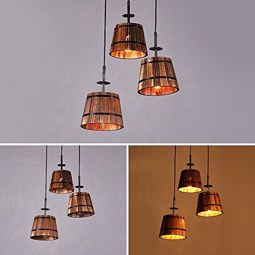 Plafond light creative rétro E27 et lustre industriel en métal pour déco bar