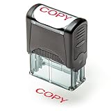 Self Inking Rubber Stamp, Refillable Red Ink Preinstalled - 1.4" x 0.51" X (35 x 8mm) (Copy)