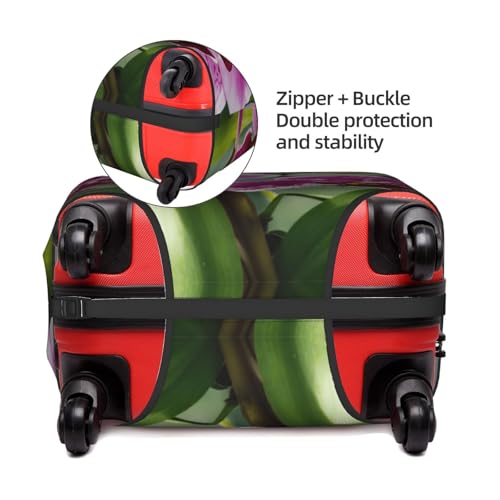 Housse de bagage orchidée blanche pour valise de vacances L - 4
