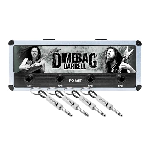 P Pluginz Jack Rack wall mounting Key Hanger. Includes 4 Guitar Plug Keychains and wall mounting...