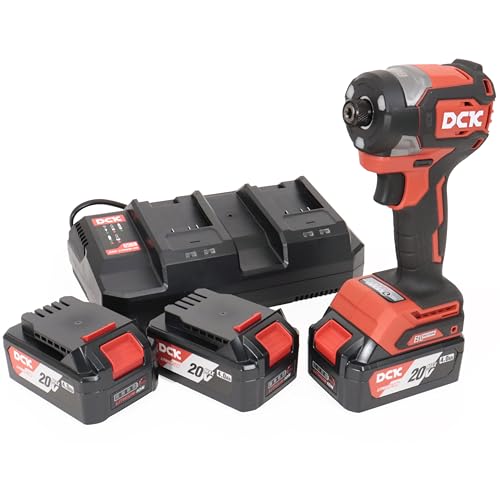 【セット品】DCK 20V インパクトドライバー KDPL208(BIL) 208N·m 3灯式LEDライト...