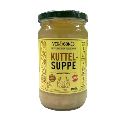 Sopa de callos - Veg & Bones, 320 ml | Tradicional, Salada y Nutritiva | Ideal para la auténtica cocina Anatolia