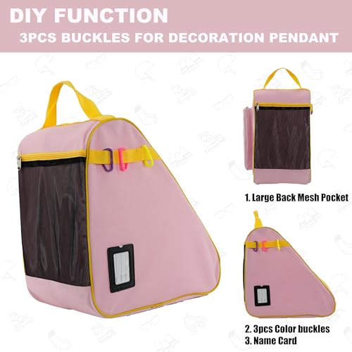 image for HEXIFUL Skate Bag for Ice, Inline, Roller & Quad Skates - Kids & Adult