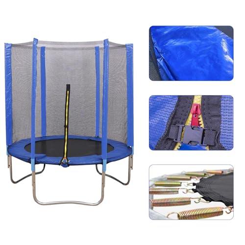 Trampolín infantil NetGarden con red SoundSafe para el jardín 4