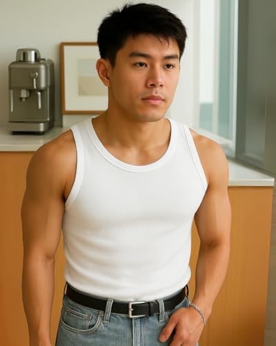 Image of Rockwell Men's Premium Cotton Vest - Sleeveless Gym Undershirt | Breathable, Stretchable & Skin-Friendly Innerwear for Everyday Comfort | Pack of 2 |301