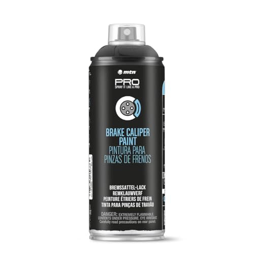 Montana Colors MTN PRO Pintura Pinzas de Freno - Negro Brillo, Spray 400ml