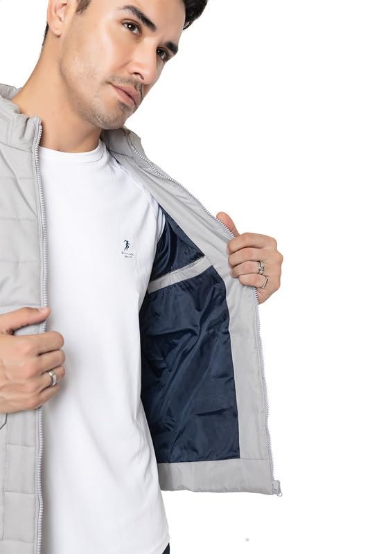Image of Men's Quilted Winter Jacket /Full Sleeves /Puffer and Bomber