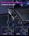 KeiBn Upgrade Laptop Cooling Pad, KeiBn Laptop Cooler 2 Fans for 10-15.6 Inch Laptops, 5 Height Stands, 2 USB Ports (S039-Purple)