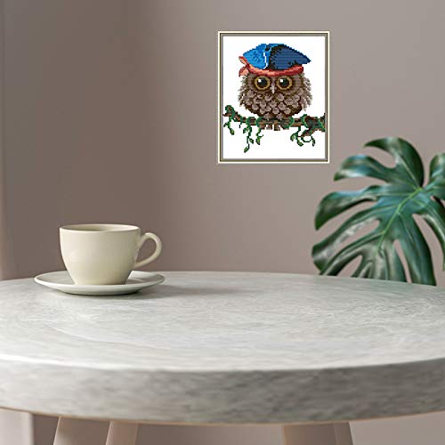 LOMTRATS Kreuzstich-Set Lebensbaum - 45x45cm Mit Vorgezeichnetem Muster