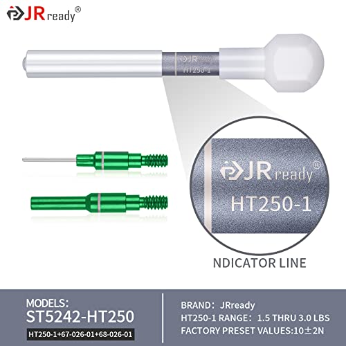 Image of JRready 3-in-1 Contact Tester Automotive Tools,Detachable Electric Shock Tension Test Kit for Electronic Connectors ST5242-HT250 Contact Retention Test Kit