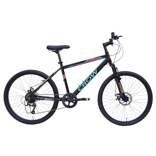 Image of CROW - Globetrotter 7 Speed Gear Cycle for Boys |29 inch T Cycle for Boys 12 to 15 Years| Bicycle for Men Adult |MTB with Front Suspension & Dual disc Brakes | Unisex 29 inch INCH MTB |