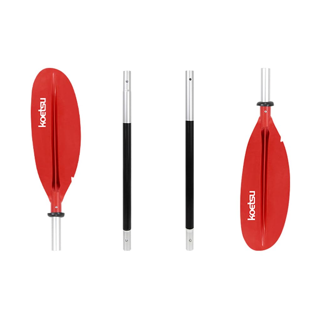 Pagaie de kayak réglable 4 pièces Pagaie de kayak réglable amovible en alliage d'aluminium Pagaie à double tête