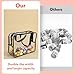 Wanmu 6 Packs Large Toy Storage Bags, Clear Organizer Bags with Labels Board Game Storage Waterproof Reusable Toy Bag with Zipper for Building Blocks, Puzzle, Kids Books(11.81 × 7.87 × 3.93 inches)