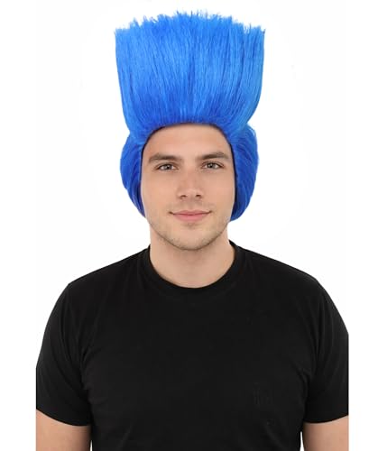 BC GOODS BY Men’s Spiky Troll Wig – Vibrant Fantasy