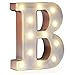 Pooqla LED Marquee Letter Lights Sign, Light Up Alphabet Letter for Home Party Wedding Decoration B