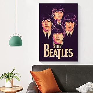 The Beatles Poster de peinture décorative sur toile - Poster mural et art - Décoration moderne pour chambre à coucher… – Image 4