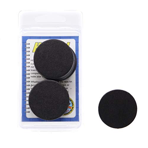 Set de 30 fichas negras sin recubrimiento para juego de mesa miniatura 1