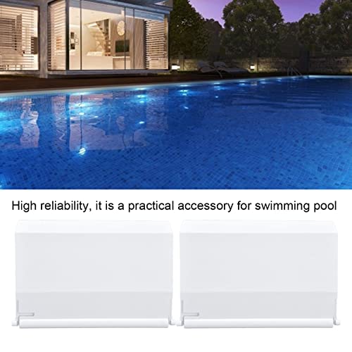 Hapivida 2 Stück Pool Skimmer Tür 19,5x14cm Kunststoff Skimmerklappe Ersatz, Skimmerwehr Türklappe SPX1082K für SP1082 SP1083 Standardskimmer Aufstellbecken und Pool Schwimmbecken