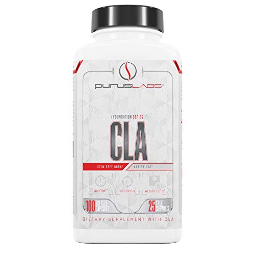 Purus Labs CLA | Foundation Series | Stimulant Free Burn - Active Fat | Â Conjugated Linoleic Acid, Weight Loss Supplement | 100 Softgels