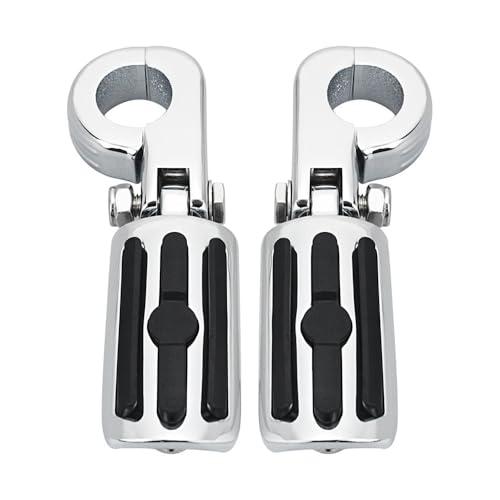 Repose-Pieds Moto Autoroute Barre Moteur Custom Chrome 32mm - 3
