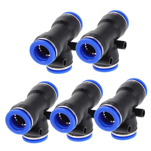 TOYANDONA 5pièces Raccords Pneumatiques à Connexion Rapide Adaptateurs Étanches Pour Tuyaux Air Connecteurs Pour Applications Variées