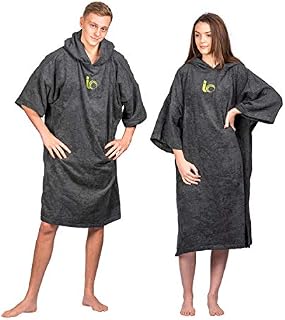 Intrepid Outdoors Changing Robe - Premium 100% Cotton Poncho For Beach, Surfing, Swimming, Triathlon, Indoors and Outdoor Activities - Adults