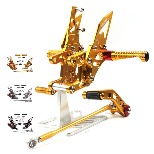 Accessoires CBR1000RR repose-pieds en aluminium usiné or 2012-2020