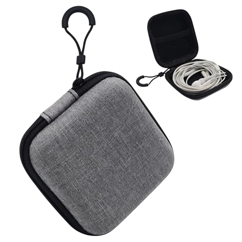 1 Pcs Headphone Case, Headphone Storage Bags,Multi-functional Headphone Storage Portable Storage Cases,Portable Zip Shell Carrying Earbud Storage Shockproof Pouches with for Put Wired Headset