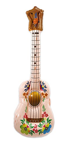 Close Up Aufblasbare Ukulele im Hawaii Look aus PVC, 100x30x11 cm groß