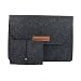 VOANZO 13-13,3 Zoll Laptop Sleeve Bag Filz Laptoptasche mit extra Aufbewahrungstasche Ultra Light Slim Notebook Computer Tablet Case Cover Aktentasche Schwarz