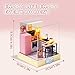 Flever Dollhouse Miniature DIY House Kit Creative Room with Furniture for Romantic Artwork Gift (Taste of Life)