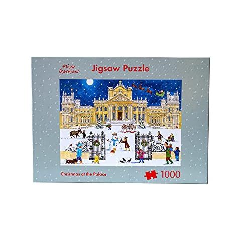Alison Gardiner Designs - 1000 Piece Christmas Jigsaw Puzzle - Christas at the Palace Cover