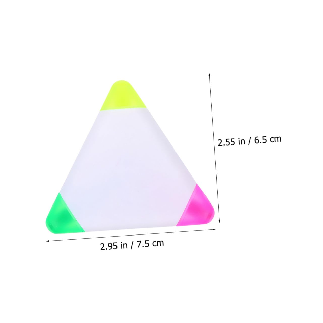 3 Series Rotuladores Fluorescentes Triangulares Para Subrayar Y Marcadores Artísticos Y Compactos Para Estudiantes Y Artistas Perfectos Para Notas Scrapbooking Y 5 Piezas X 3