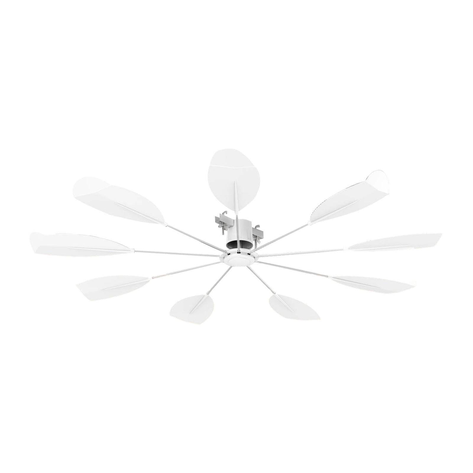 Deflettore di Ventilazione a Soffitto per Sistemi di Climatizzazione Centralizzati, Accessori per La Climatizzazione, Ventilatore Direzionale Riutiliz, Lama bianca a 9 punte