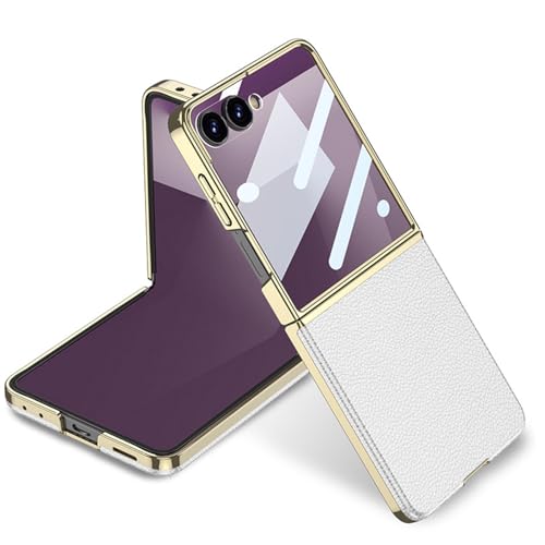 Coque ultra fine Samsung Galaxy Z Flip 7 anti rayure et robuste blanche