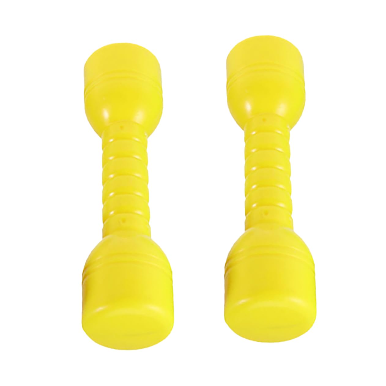 2pcs Plastic Dumbbells for Boys and Girls Small Lightweight Exercise Barbells Ergonomic Design for Kindergarten Morning Fitness Fun
