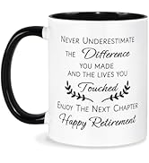 Silkwishes Retirement Gift for Man Woman, Funny Retirement Mug, Best Retirement Gifts for Men Wom...