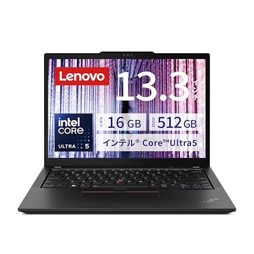 yz Lenovo ThinkPad X13 Gen 5 m[gp\R 13.3C`/CeR Core? Ultra 5 vZbT[ 125U/ 16GB/TPQGB/Windows 11 Pro/vCoV[Vb^[twebJ