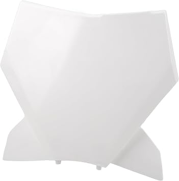 Motorcycle Front Number Plate,Dirt Bike Plastic Number Cover for SX SXF XC XCF XCW XCFW EXC EXCF 125-500cc 2023-2024 Universal Racing PartsWhite