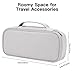 Yundoor Cord Organizer Travel Case, Portable Tech Organizer Pouch Bag for Cable & Charger, Tech Electronics, Travel Essentials (Light Grey)