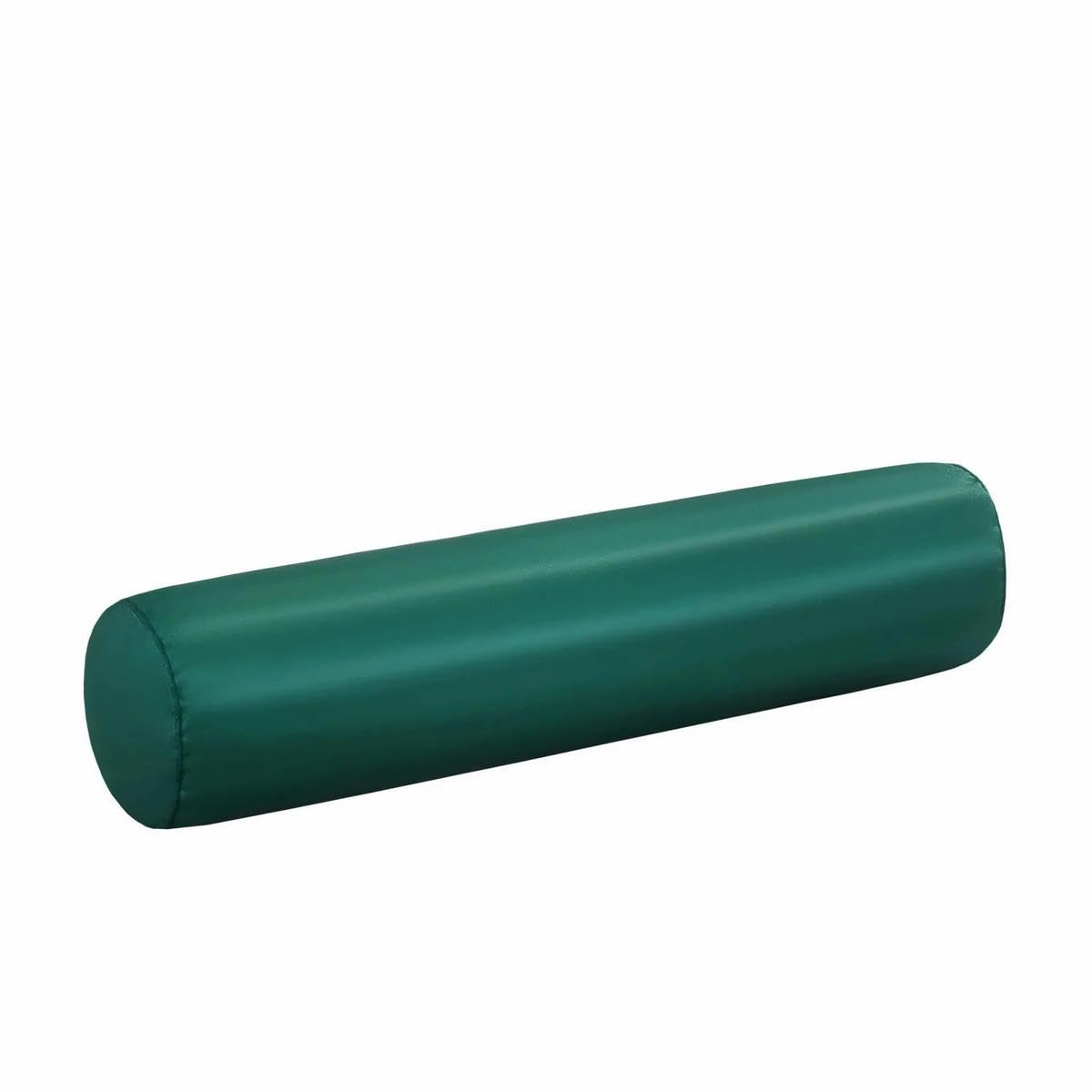 Oreiller cylindrique Rond en Rouleau Cervical, Housse Amovible et Lavable, conçu de manière Ergonomique pour la tête, Le Cou, Le Dos et Les Jambes - Soie glacée - Vert - 20 x 120 cm - 1 pièce