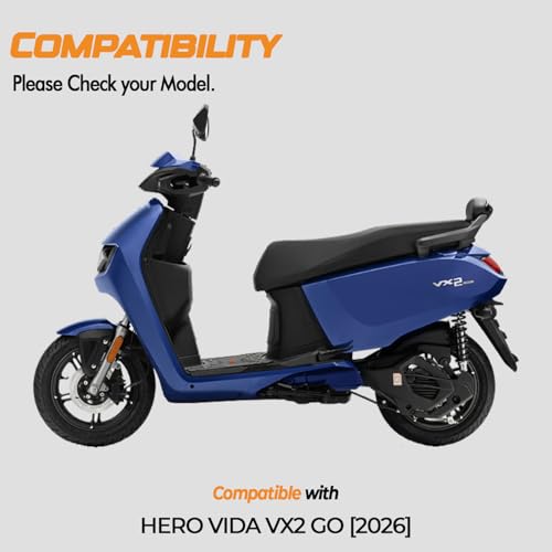 Image of Screen Guard For Hero VIDA VX2 GO [2026] Electric Scooter || 4.3 Inch Color LCD Display | Anti-Bubble | Scratch Resistant | HD Clear | Anti-Fingerprint | Color LCD Display Protector [Not Tempered Glass] (Pack of 2)