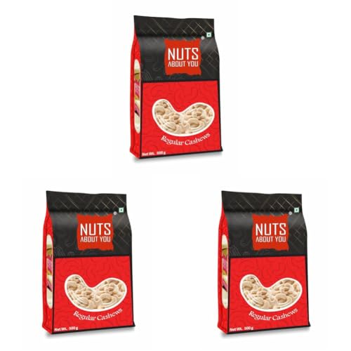 Image of Nuts About You Cashews Regular 500 g (Pack of 3)