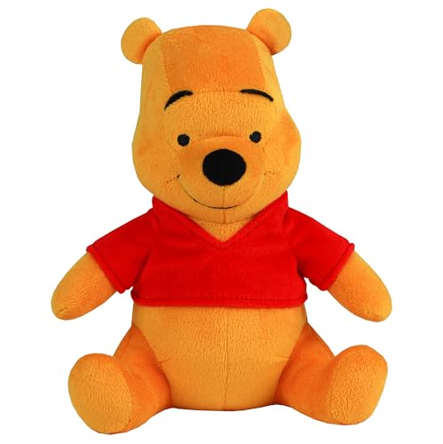 Disney Collectible 7.2-inch Winnie the Pooh Beanbag Plush, Super Soft Plush Fabric, Easter Basket Fillers, Gifts, Presents, Kids Toys for Ages 2 Up by Just Play