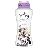 Downy Light Laundry Scent Booster Beads for Washer, White Lavender, 24 oz, with No Heavy Perfumes