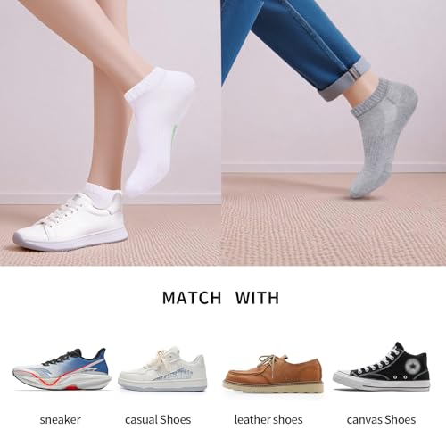 6 Pairs Thin Ankle Socks for Men Women Cotton Low Cut Short Socks4
