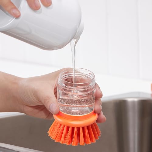 Brosse à vaisselle avec distributeur ProTuning VIDEVECKMAL orange